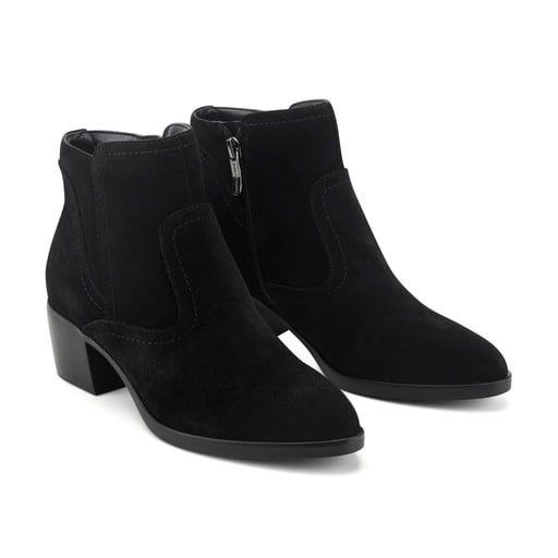 Easy Spirit Haya Women's Western Ankle Booties - Black - View 2