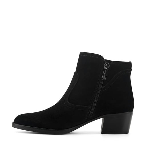 Easy Spirit Haya Women's Western Ankle Booties - Black - View 4