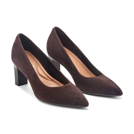 Easy Spirit Hazen Women's Block Heel Pumps - Dark Brown - View 2