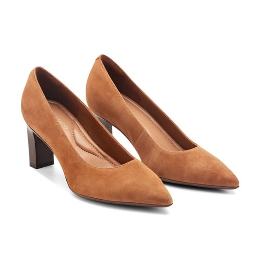 Easy Spirit Hazen Women's Block Heel Pumps - Medium Brown - View 2