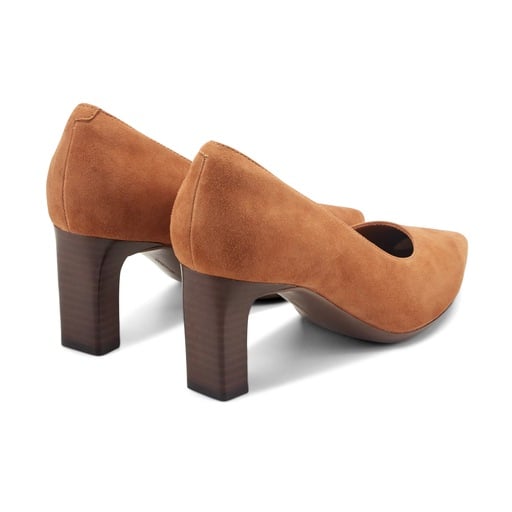 Easy Spirit Hazen Women's Block Heel Pumps - Medium Brown - View 3