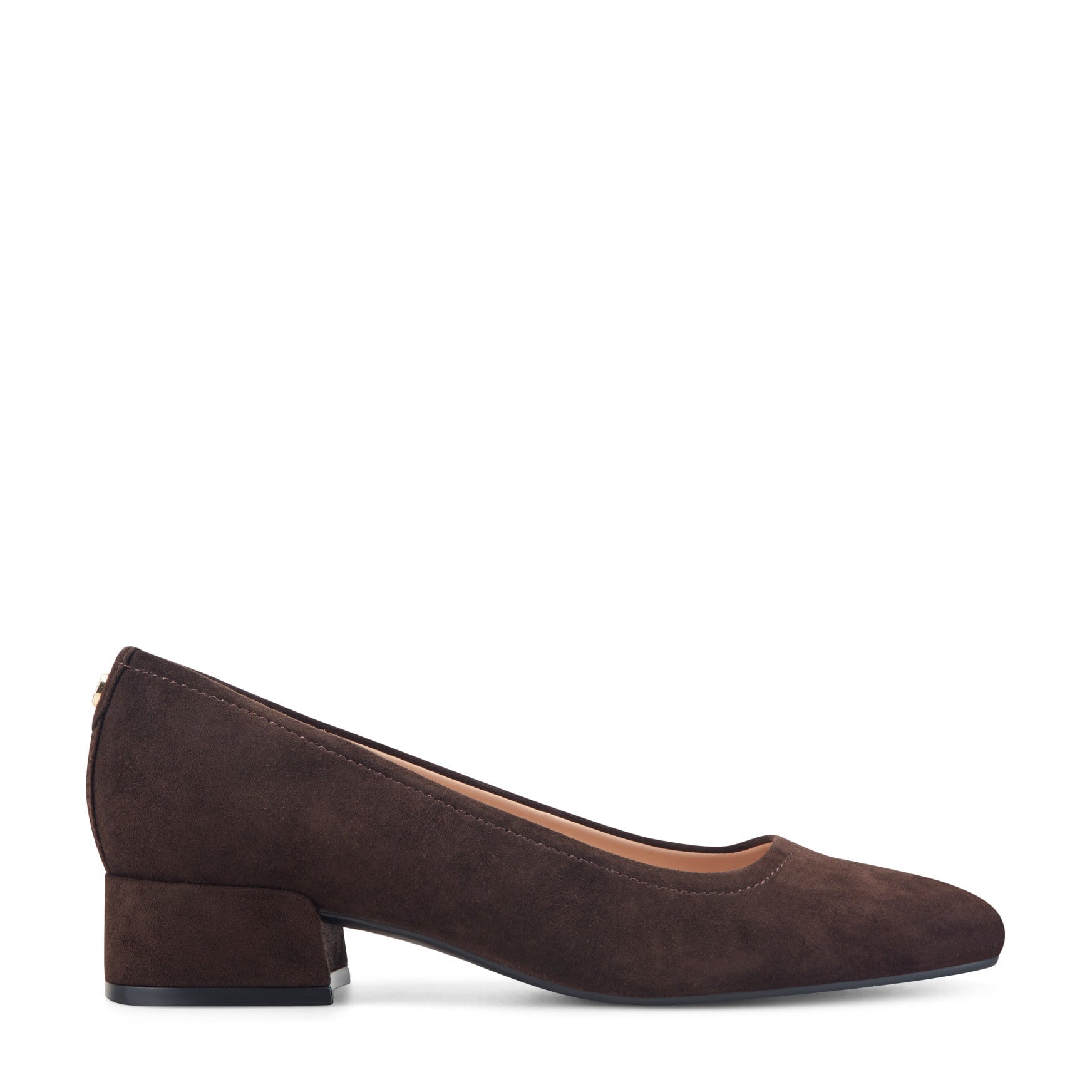Easy Spirit Jain Cushioned Arch Support Women's Dress Pump - Dark Brown Suede - View 1