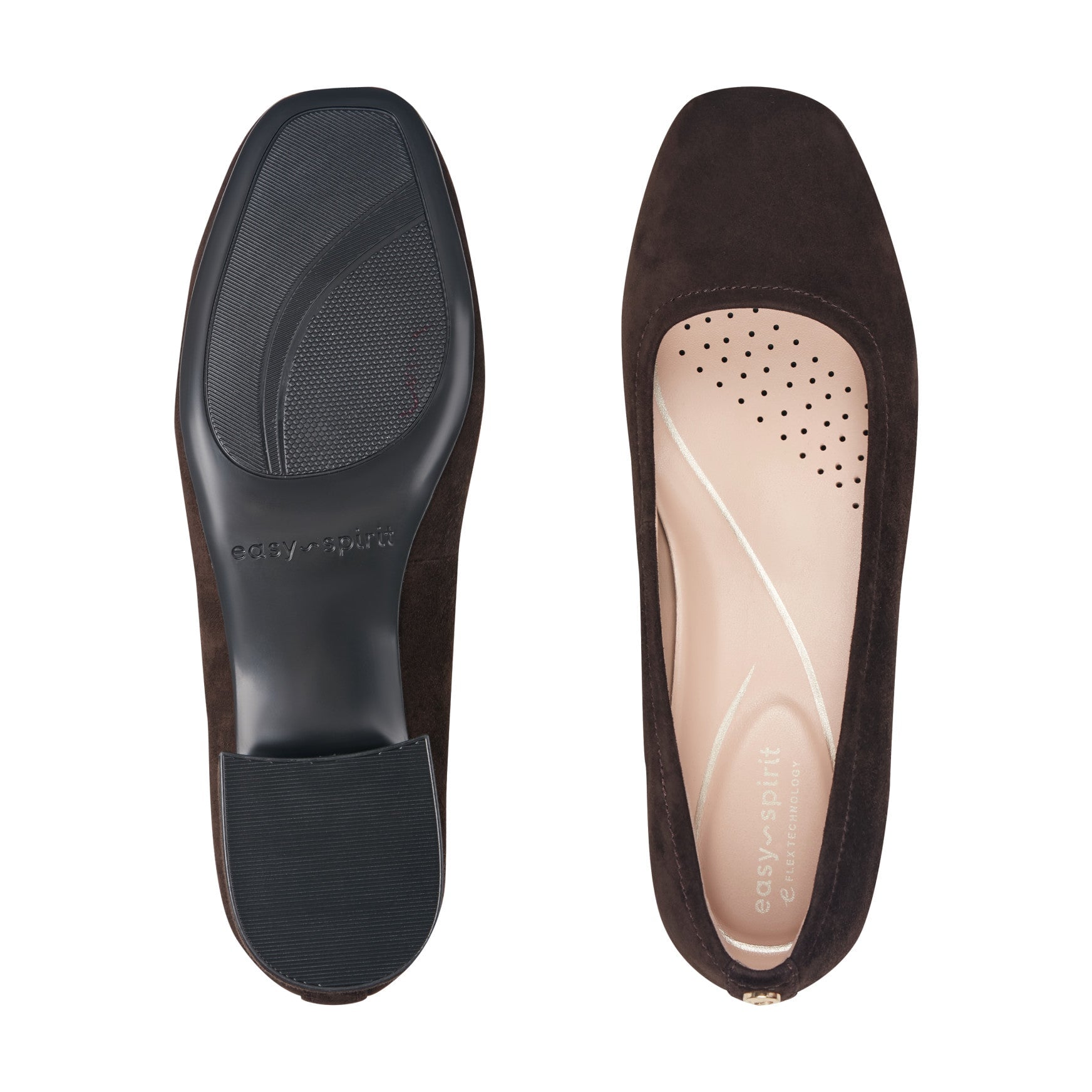 Easy Spirit Jain Cushioned Arch Support Women's Dress Pump - Dark Brown Suede - View 5