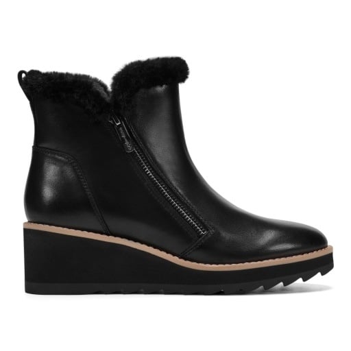 Easy Spirit Jane Women's Zip Wedge Booties - Black - View 2