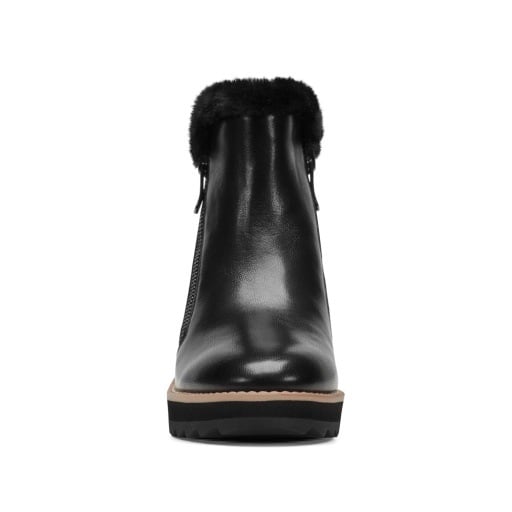 Easy Spirit Jane Women's Zip Wedge Booties - Black - View 3