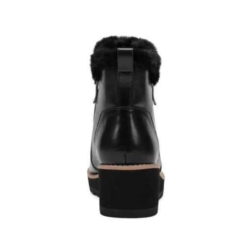Easy Spirit Jane Women's Zip Wedge Booties - Black - View 4