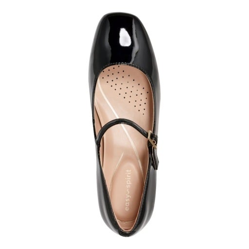 Easy Spirit Janica Women's Mary Jane Pumps - Black Patent - View 6