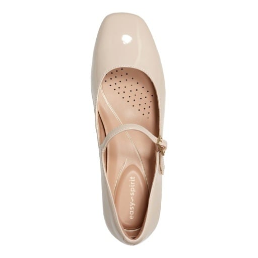 Easy Spirit Janica Women's Mary Jane Pumps - Ivory Patent - View 6