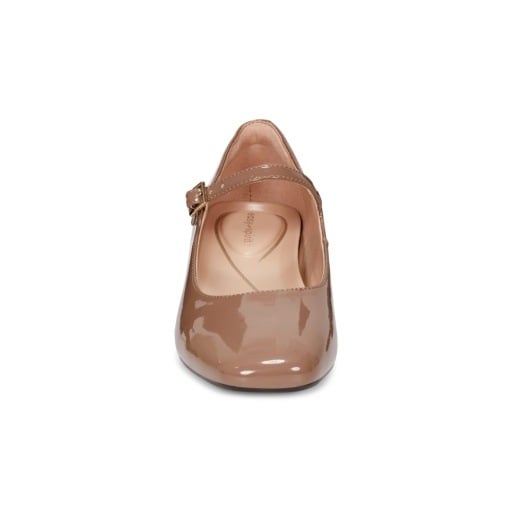 Easy Spirit Janica Women's Mary Jane Pumps - Light Brown Patent - View 3