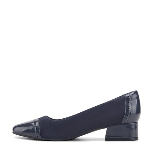 Easy Spirit Jasmin Women's Cap-Toe Pumps - Dark Blue - View 4