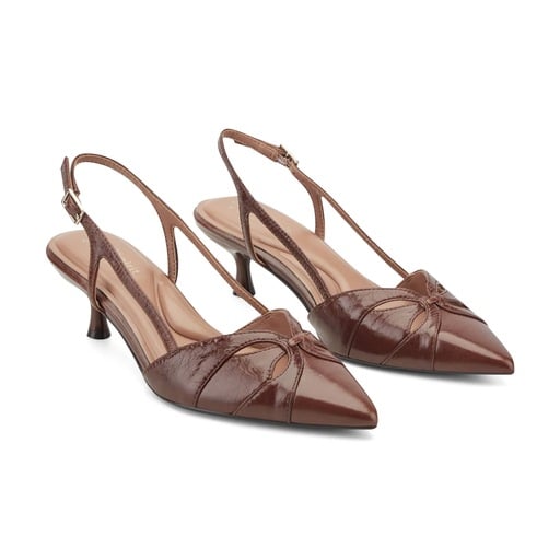 Easy Spirit Kaisley Women's Slingback Pumps - Medium Brown - View 2