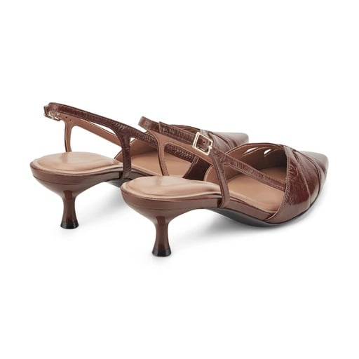 Easy Spirit Kaisley Women's Slingback Pumps - Medium Brown - View 3