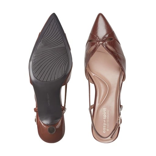 Easy Spirit Kaisley Women's Slingback Pumps - Medium Brown - View 5