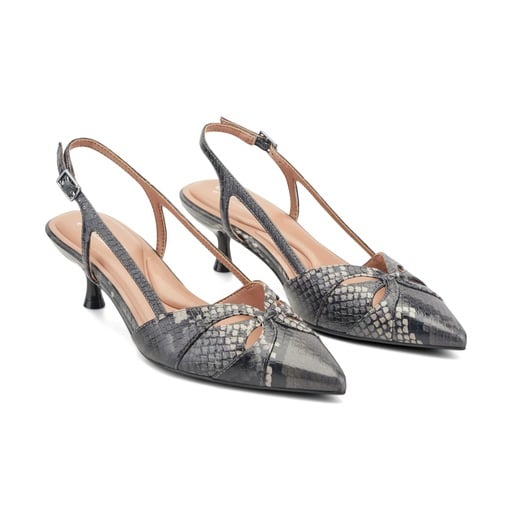 Easy Spirit Kaisley Women's Slingback Pumps - Medium Gray - View 2