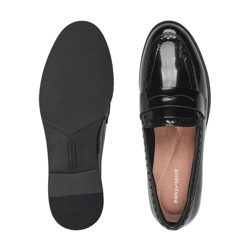 Easy Spirit Ori Women's Penny Loafers - Black - View 5