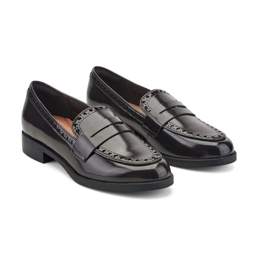Easy Spirit Ori Women's Penny Loafers - Dark Brown - View 2