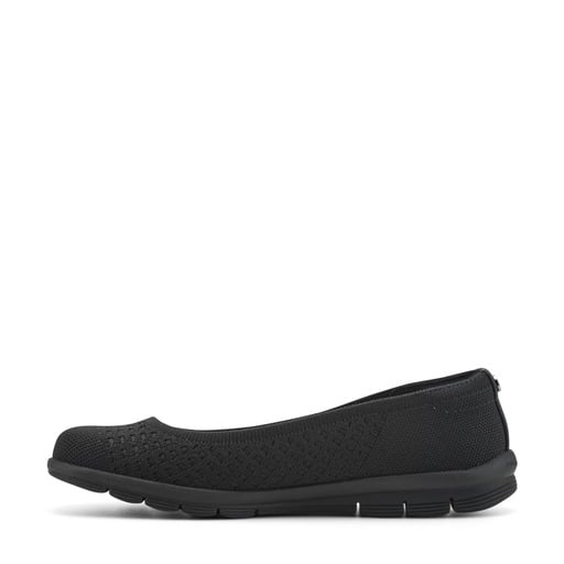 Easy Spirit Riona Women's Knit Ballet Flats - Black - View 4
