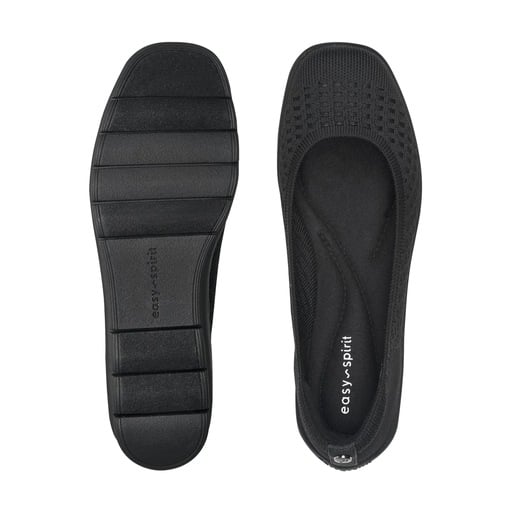 Easy Spirit Riona Women's Knit Ballet Flats - Black - View 5