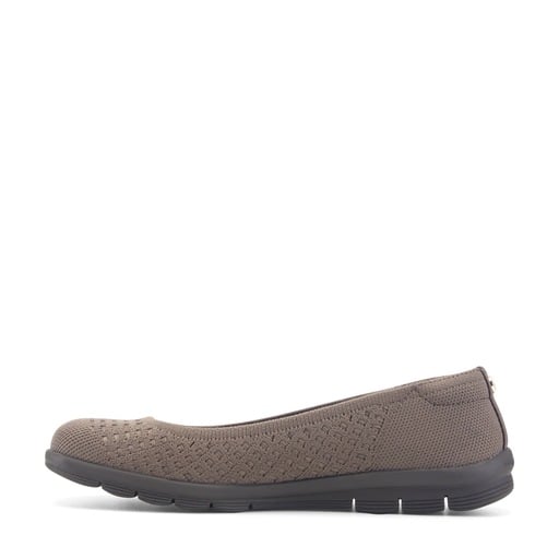 Easy Spirit Riona Women's Knit Ballet Flats - Medium Brown - View 4