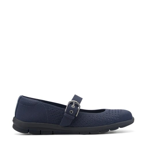 Easy Spirit Roana Women's Mary Jane Flats - Dark Blue - View 1