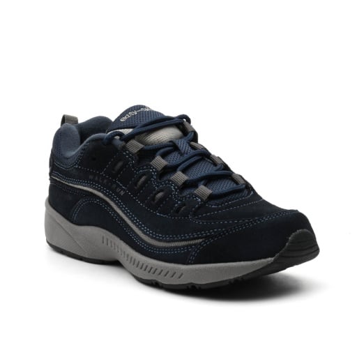 Easy Spirit Romy Athletic Cushioned Arch Support Women's Walking Shoe Blue Multi Suede 8