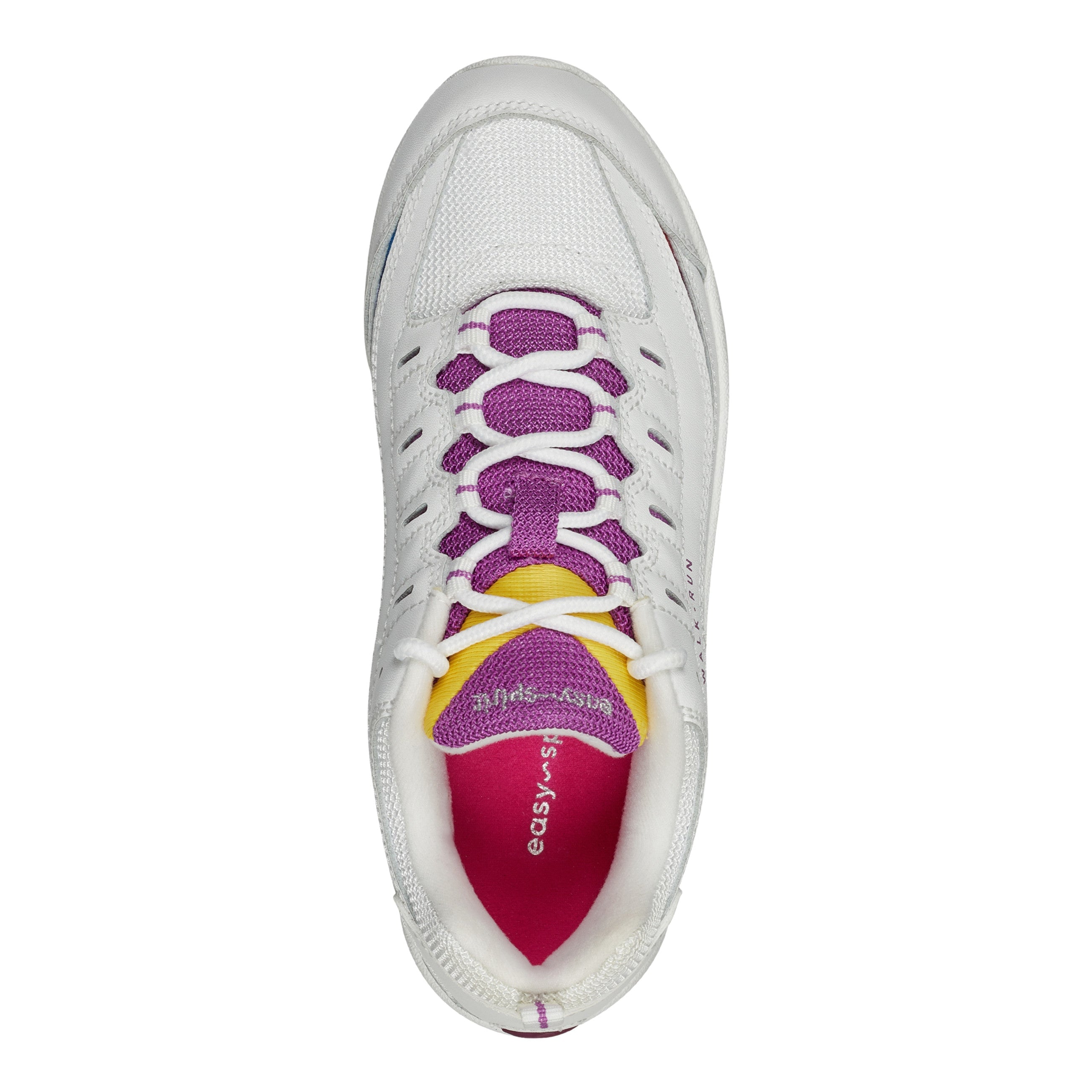 Easy Spirit Romy Women's Walking Shoes - White/Rainbow - View 3