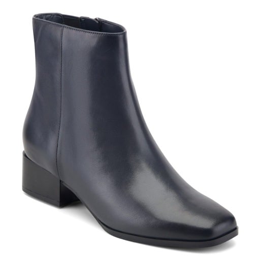 Navy Leather