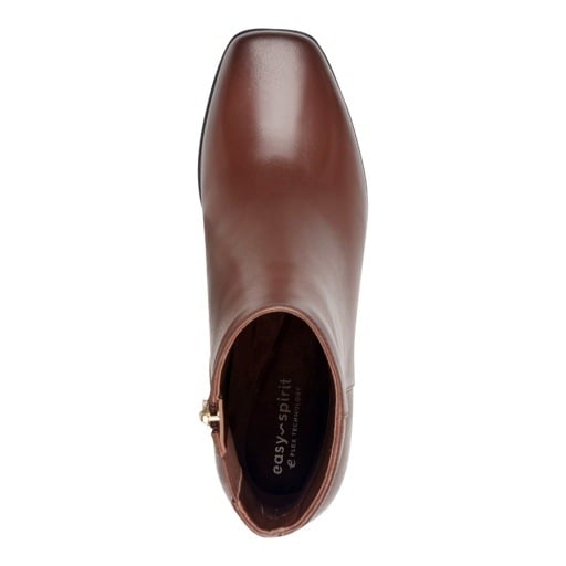 Easy Spirit Sidney Cushioned Arch-Support Women's Dress Bootie Medium Brown 5