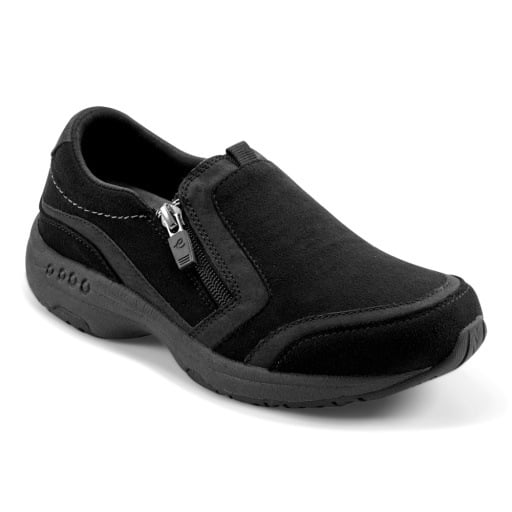 Easy Spirit Thallow Women's Zip-Up Sneakers - Black - View 1
