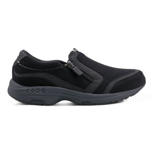 Easy Spirit Thallow Women's Zip-Up Sneakers - Black - View 2