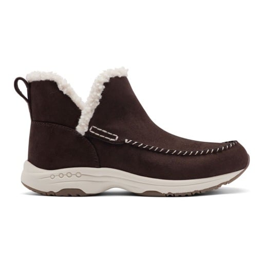 Easy Spirit Tuva Women's Cozy Pull-On Booties - Dark Brown - View 2