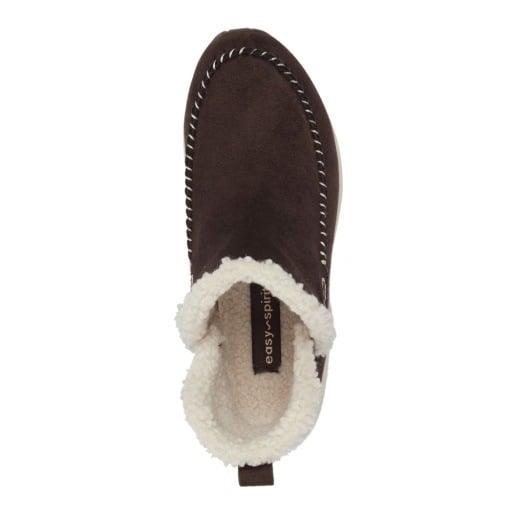 Easy Spirit Tuva Women's Cozy Pull-On Booties - Dark Brown - View 6