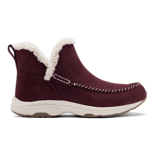Easy Spirit Tuva Women's Cozy Pull-On Booties - Dark Red - View 2