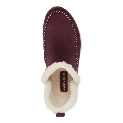 Easy Spirit Tuva Women's Cozy Pull-On Booties - Dark Red - View 6