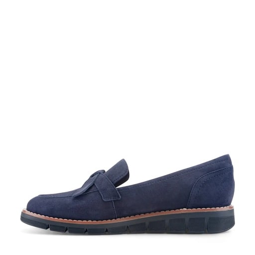Easy Spirit Vinaya Women's Bow-Detail Loafers - Dark Blue - View 4