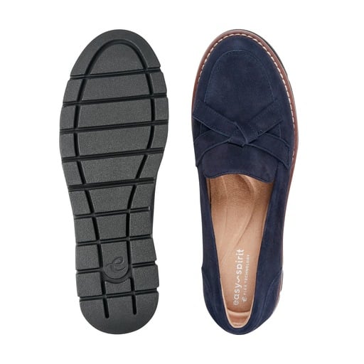 Easy Spirit Vinaya Women's Bow-Detail Loafers - Dark Blue - View 5