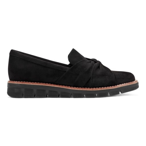 Easy Spirit Vitalia Women's Ruched Slip-On Loafers - Black - View 4