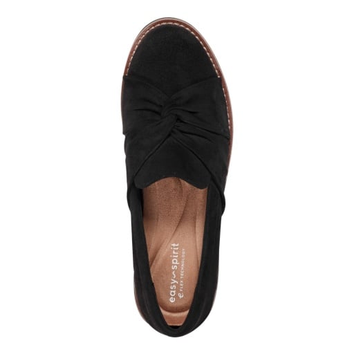 Easy Spirit Vitalia Women's Ruched Slip-On Loafers - Black - View 5