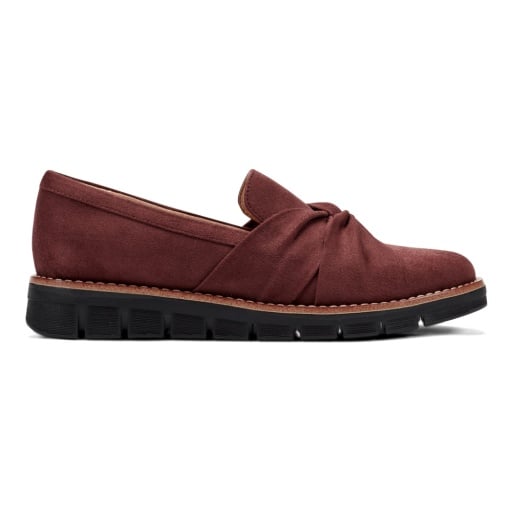 Easy Spirit Vitalia Women's Ruched Slip-On Loafers - Brick Red - View 4