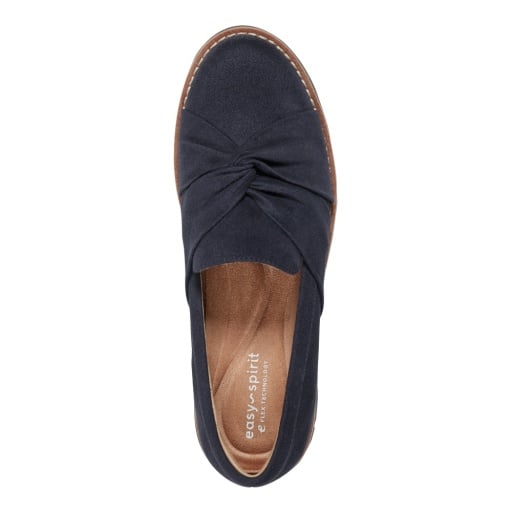 Easy Spirit Vitalia Women's Ruched Slip-On Loafers - Dark Blue - View 5