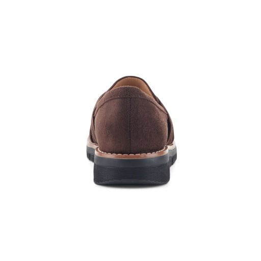 Easy Spirit Vitalia Women's Ruched Slip-On Loafers - Dark Brown - View 3