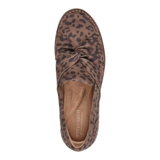 Easy Spirit Vitalia Women's Ruched Slip-On Loafers - Leopard - View 5