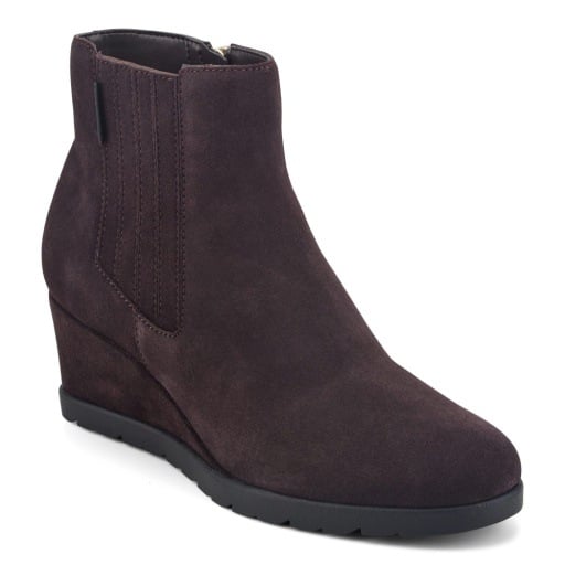 Easy Spirit Yamaira Women's Wedge Ankle Boots - Dark Brown - View 1