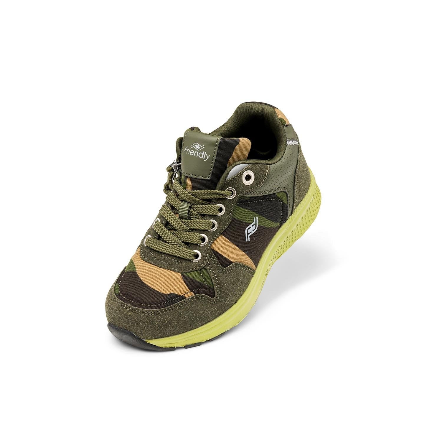 Friendly Shoes Kid's Excursion - Woodland Camo - View