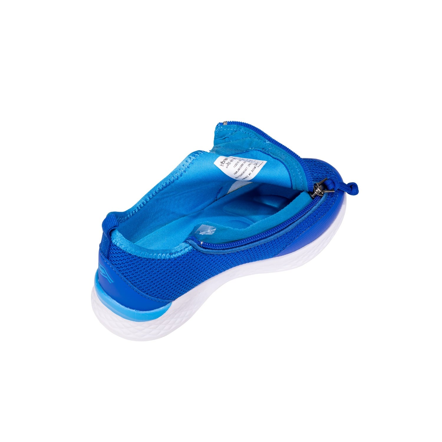 Friendly Shoes Kid's Force - Blue / Turquoise - Back Heel Open View