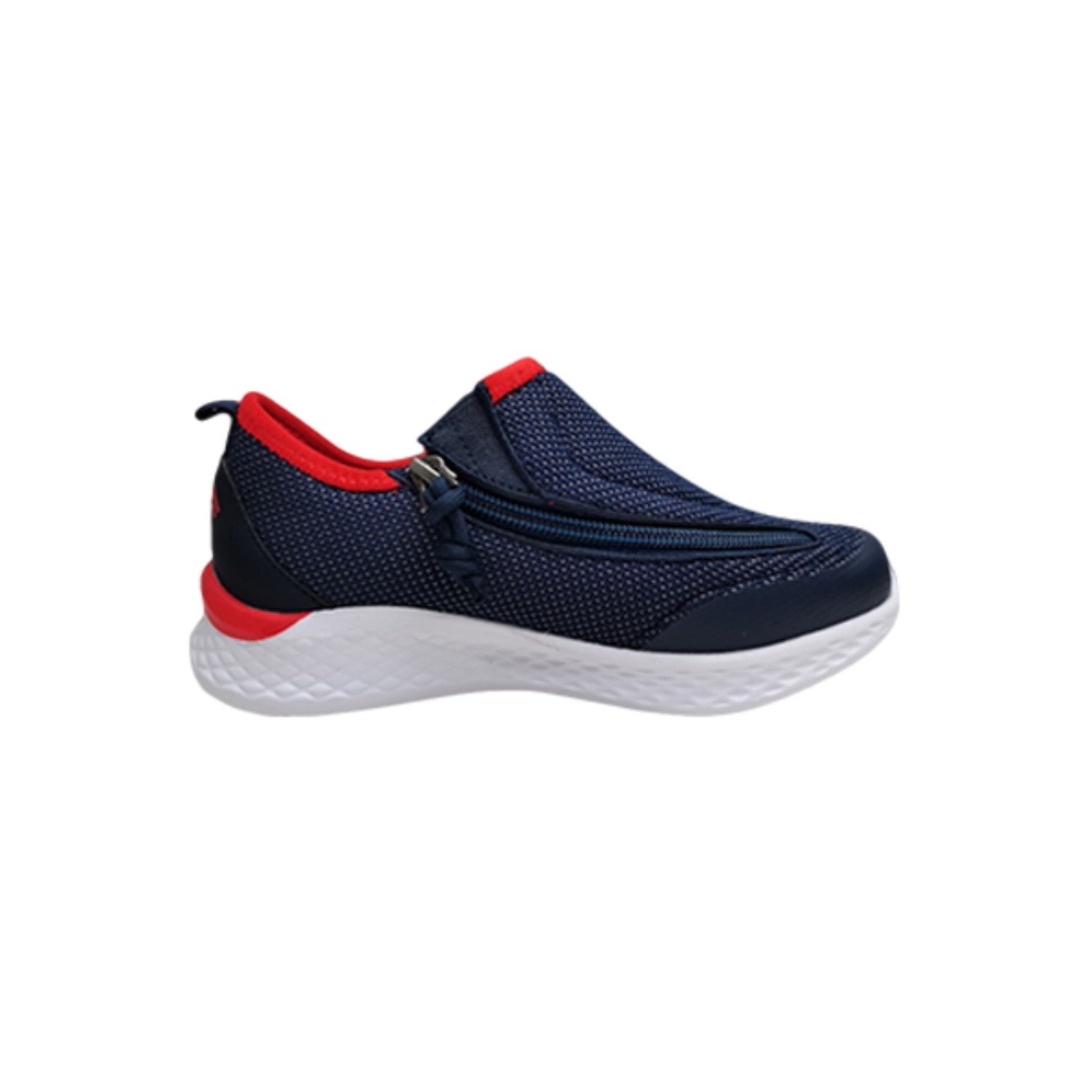 Friendly Shoes Kid's Force - Navy Blue / Red - Other Side View