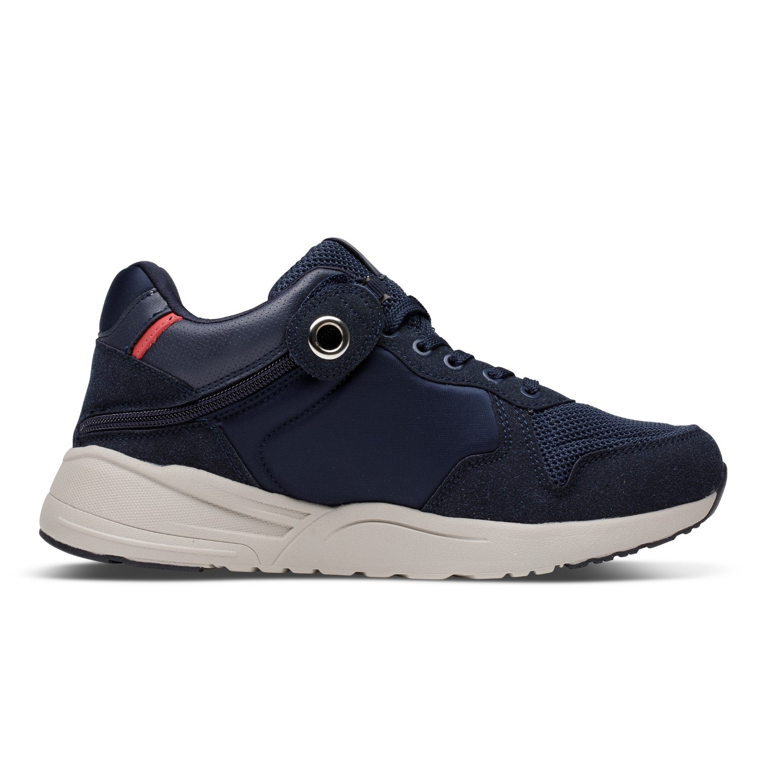 Friendly Shoes Men's Excursion Mid Top - Deep Sea - Other Side View
