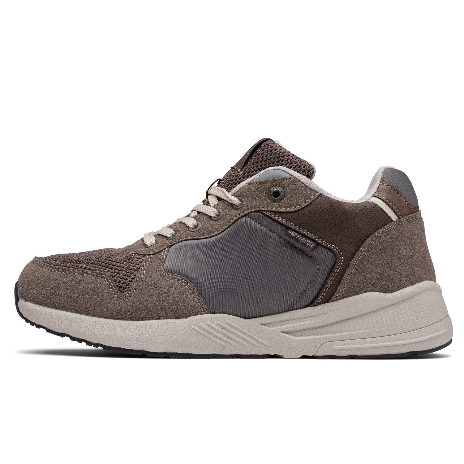 Friendly Shoes Men's Excursion Mid Top - Woodshop - Side View