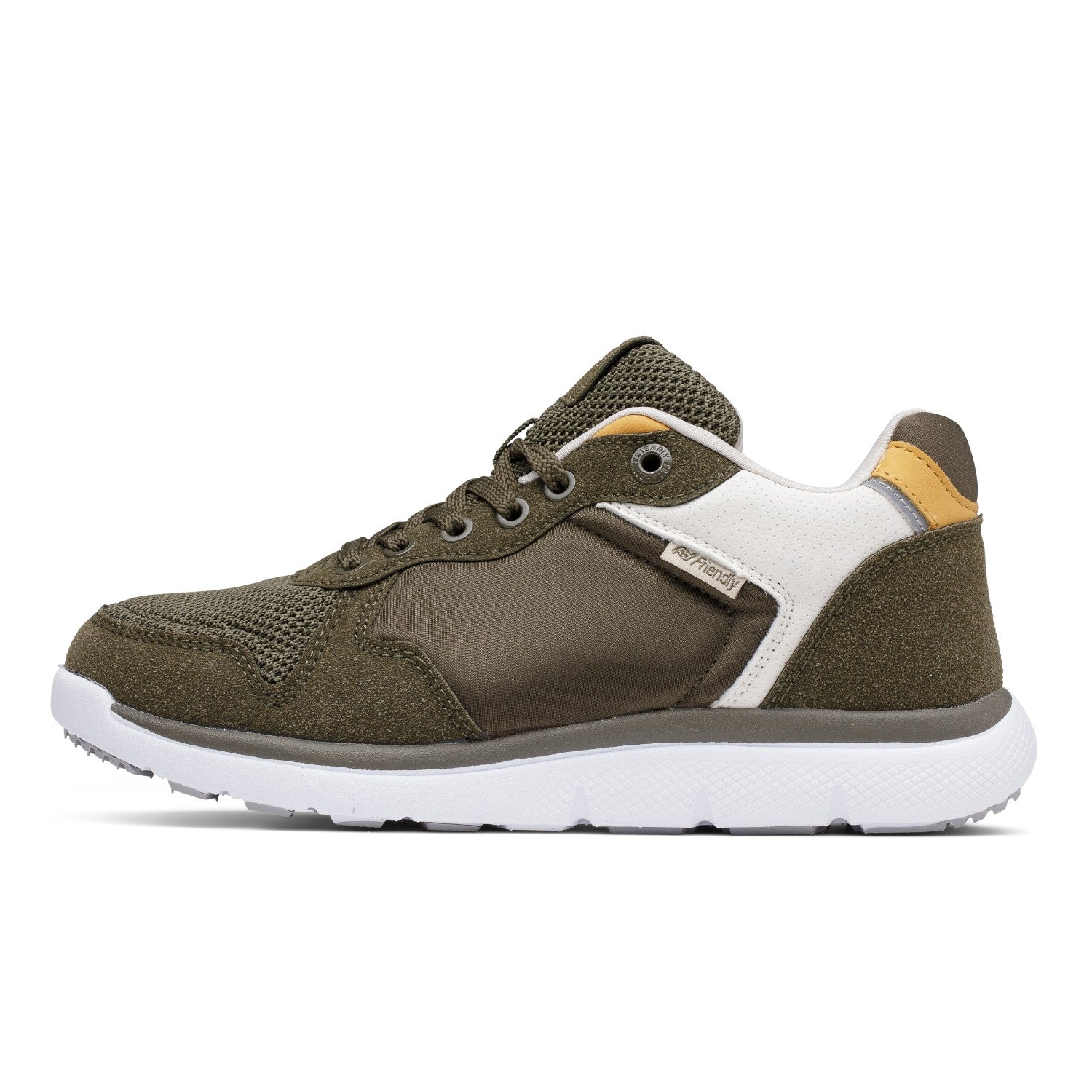 Friendly Shoes Women's Excursion Mid Top - Alpine Forest - Side View