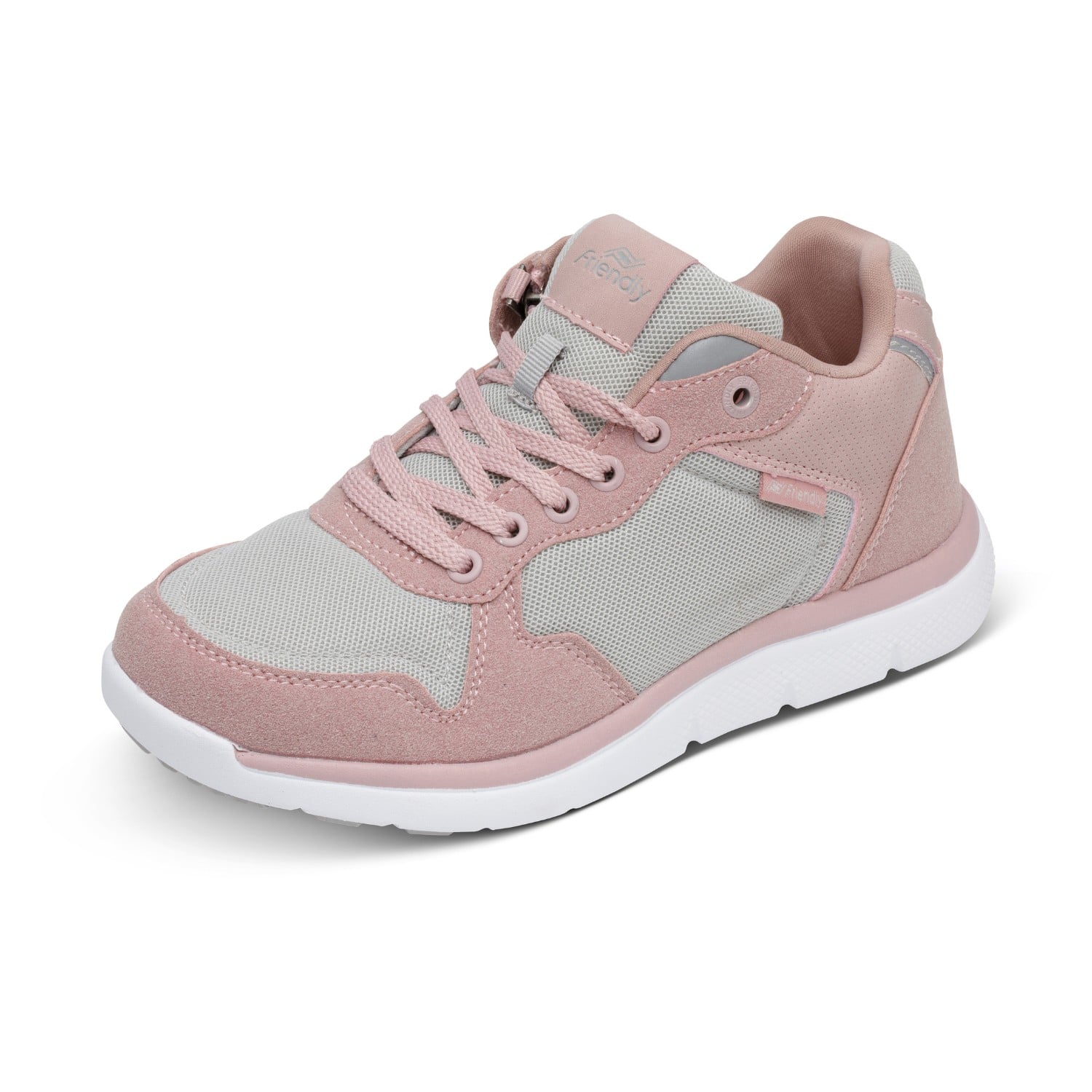 Friendly Shoes Women's Excursion Mid Top - Calla Lily - Angle View